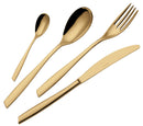 Servizio Set di Posate 24 Pezzi in Acciaio 18/10 PVD Eme Eleven Gold