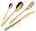 24-teiliges Besteckservice aus 18/10 PVD-Stahl Eme Eleven Gold