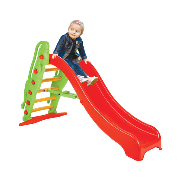 Scivolo per Bambini 189x84,5x109 cm in Plastica Rosso e Verde online