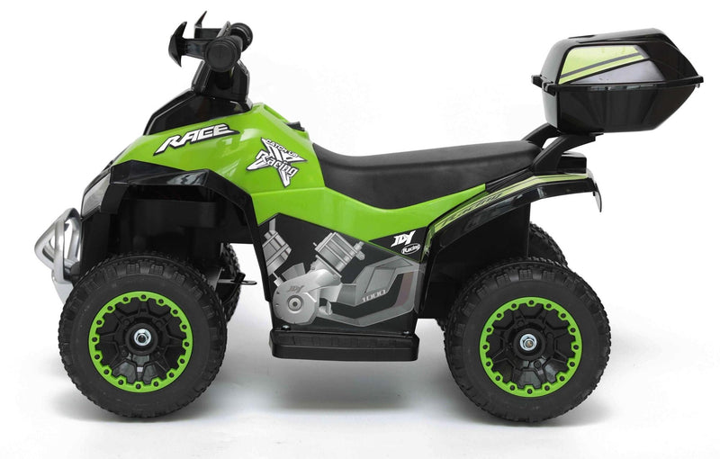 Mini Quad Elettrico per Bambini 6V Kid Go Deluxe Verde