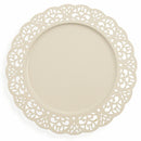 Set 6 Sottopiatti in Metallo Traforato Ø 32cm Villa d'Este Colors Crema