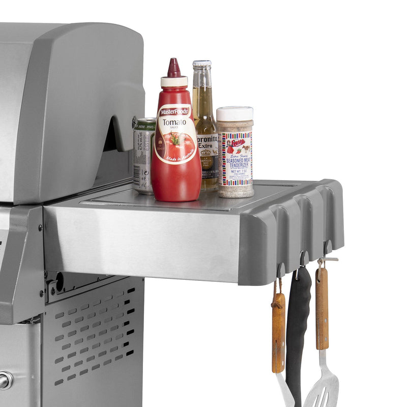 Barbecue a Gas GPL 4 Bruciatori 133x57x114 cm  Master Grigio