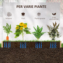 Letto per Orto Fioriera 100x100x16 cm  in Legno di Abete