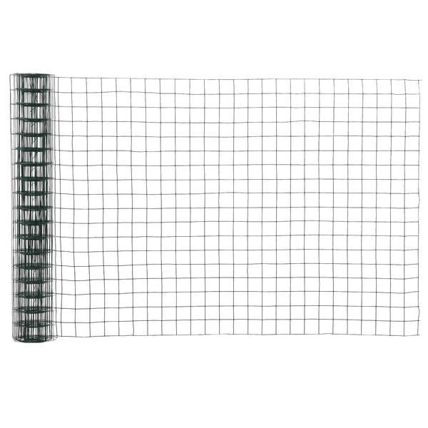 acquista Gartendrahtgeflecht für Zäune 500 x 91 cm Grüne PVC-Beschichtung