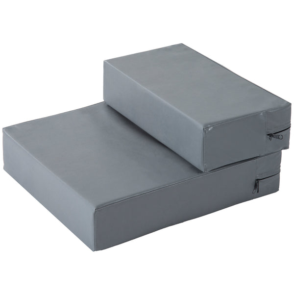 sconto Hundeleiter 2 in 1 Matratze 45x39x20 cm aus PU und grauem Schaumgummi