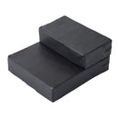 Scaletta per Cani Materassino 2 in 1 45x39x20 cm in PU e Gommapiuma Nero