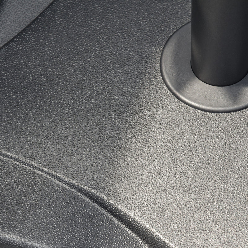 Base per Ombrellone da Giardino Ø41,5 cm 20 Kg in Plastica Nero