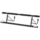 Barra Trazioni a Pressione su Porta Pieghevole 100x34x26 cm Max 100Kg Nero