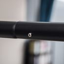 Barra Trazioni a Pressione su Porta Pieghevole 100x34x26 cm Max 100Kg Nero