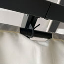 Pergola da Giardino 3,96x2,96m Tettuccio Retrattile e Struttura in Alluminio Crema