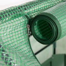 Letto per Orto Fioriera 127x95x92 cm in Acciaio con Copertura Verde