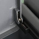 Pattumiera Differenziata 4 Bidoni  50X37,5x90 cm in plastica con Ruote Multicolore