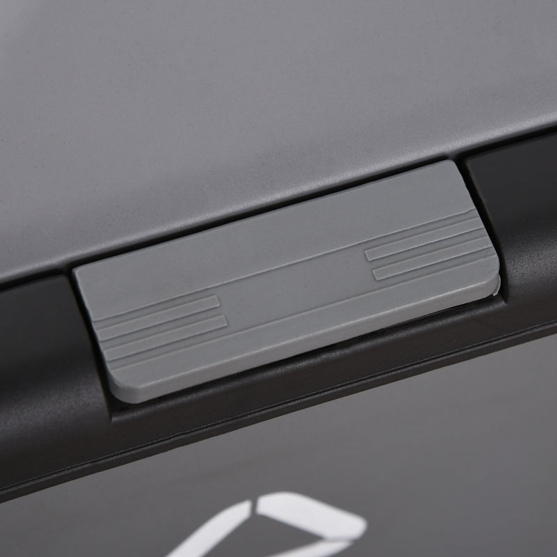 Pattumiera Differenziata 4 Bidoni  50X37,5x90 cm in plastica con Ruote Multicolore