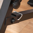 Panca Fitness per Addominali Altezza Regolabile Sedia Romana Nera