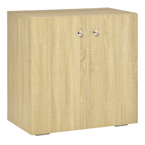 prezzo Mehrzweckschrank 2 Türen 70x39x70 cm mit Holzrollen