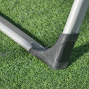 Sedia Sdraio Pieghevole da Giardino 90x65x110 cm con Schienale Reclinabile e Materassino Grigio Scuro