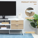 Mobile Porta TV 32"-47" 120x39x48 cm in Legno Bianco
