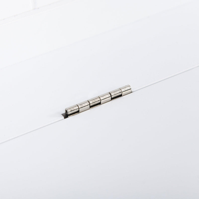 Mobile Ingresso 3 in 1 con Cassapanca Mensola e Specchi Bianco