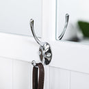 Mobile Ingresso 3 in 1 con Cassapanca Mensola e Specchi Bianco