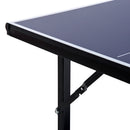 Tavolo da Ping Pong per Bambini Pieghevole 182x91x76 cm in Acciaio e MDF Blu