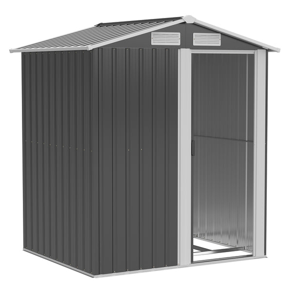 prezzo Gartenbox für Werkzeuge 152 x 132 x 188 cm in grauem Stahl