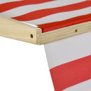 Sabbiera da Esterno per Bambini 118x118x118 cm in Legno Color Legno