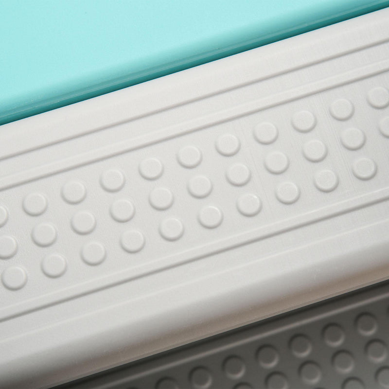 Scivolo per Bambini 149x186x98 cm con Altalena e Canestro Blu