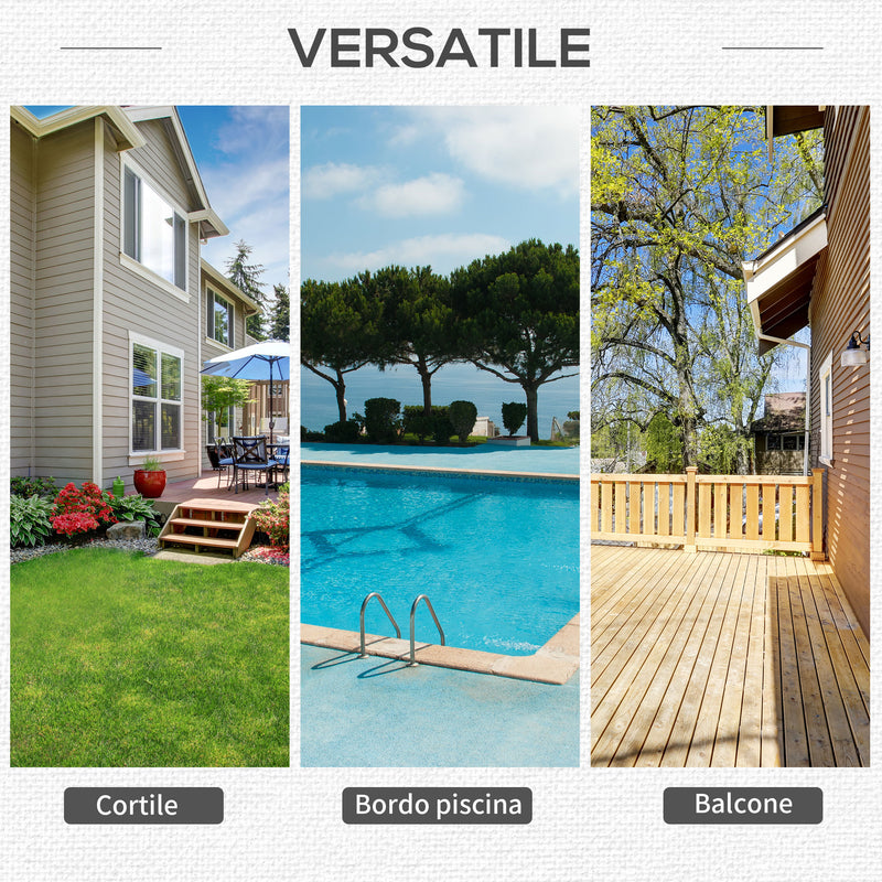 Set Salotto da Giardino 2 Poltroncine e Tavolino con Cuscini in Rattan Nero