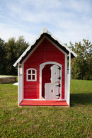 Casetta per Bambini da Esterno 97x114 cm in Legno Anny