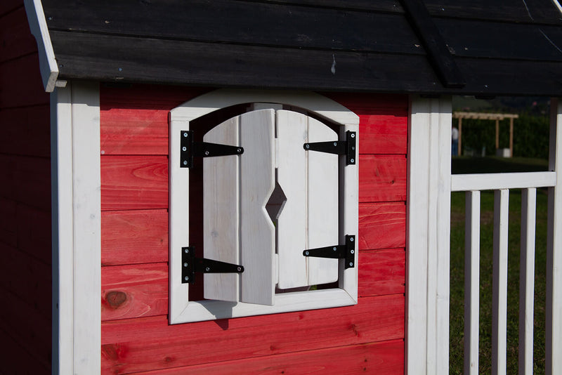 Casetta per Bambini da Esterno 97x114 cm in Legno Anny