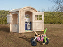 Casetta per Bambini da Esterno 105x130 cm in Legno Emily