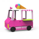 Casetta Gioco per Bambini Food Truck 130x108xh 134,5 h cm in Plastica Multicolor