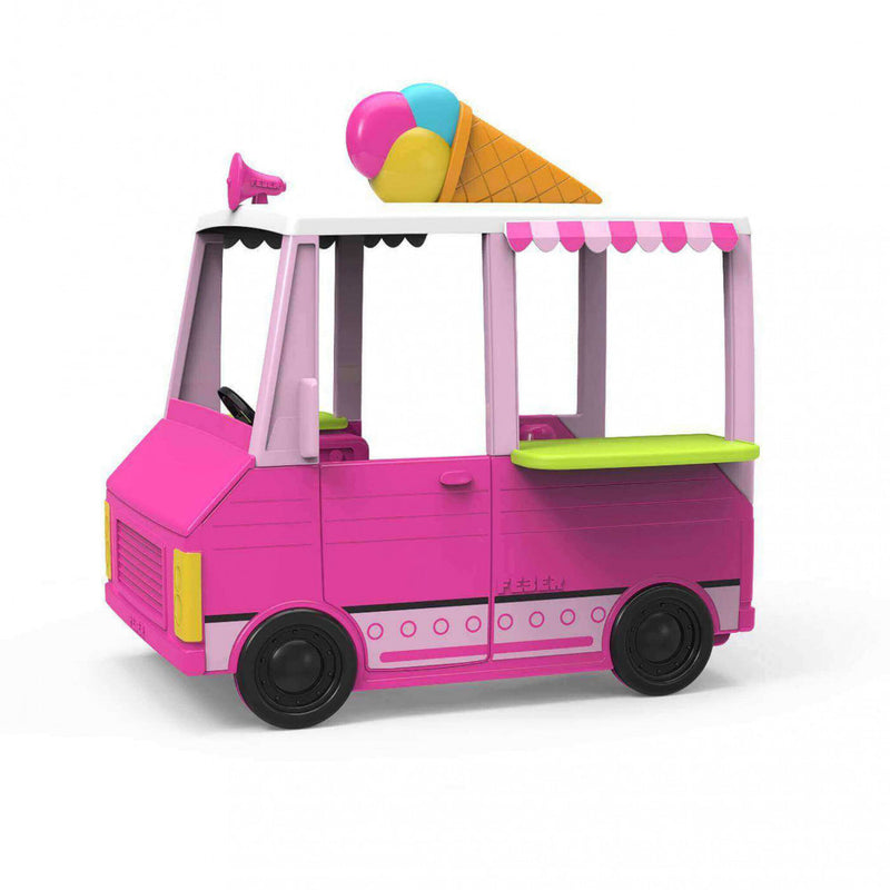 Casetta Gioco per Bambini Food Truck 130x108xh 134,5 h cm in Plastica Multicolor