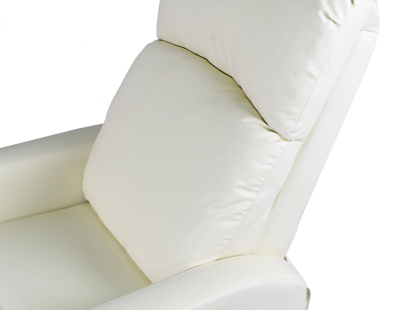 Poltrona Alzapersona Elettrica 1 Motore in Similpelle Vandi Panna