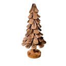 Albero di Natale in Legno di Paulownia H90cm Rustico