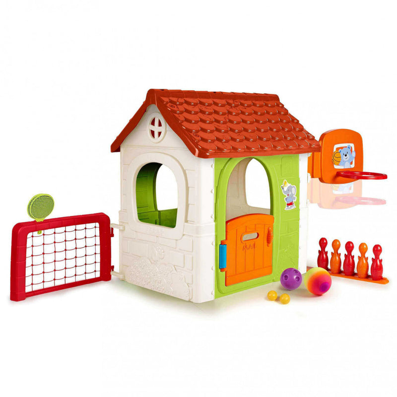 Casetta Gioco per Bambini Multi Activity 6x1 142x85x124 h cm in Plastica Multicolor