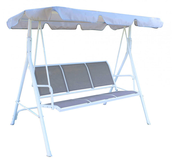 online Naxos Schaukelstuhl 186 x 114 x 162 h cm in weißem Textilene