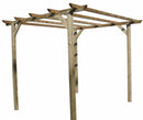 Pergola 300x300x250 h cm in Legno Marrone