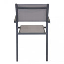 Poltrona Avana Impilabile 55x57x85 h cm in Textilene Taupe