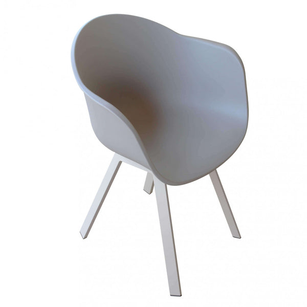 prezzo Maui Sessel 63 x 55 x 79 h cm aus taubenfarbenem Kunststoff