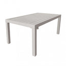 Set Salotto da Giardino Divano 2 Poltrone e Tavolino con Cuscini in Alluminio Tortora