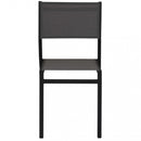 Sedia da Giardino Avana 46x57x85 h cm in Textilene Antracite