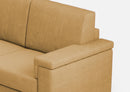 Divano 2 Posti 168x85x85 cm Marrak in Tessuto Ocra