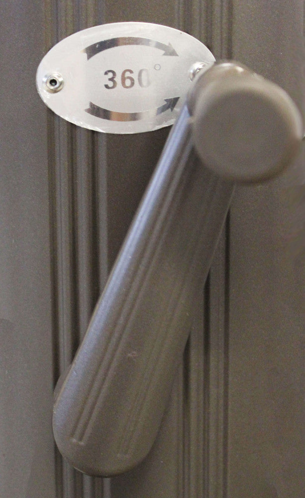 Ombrellone da Giardino Nettuno Lux Decentrato 3x3 m in Alluminio Tortora