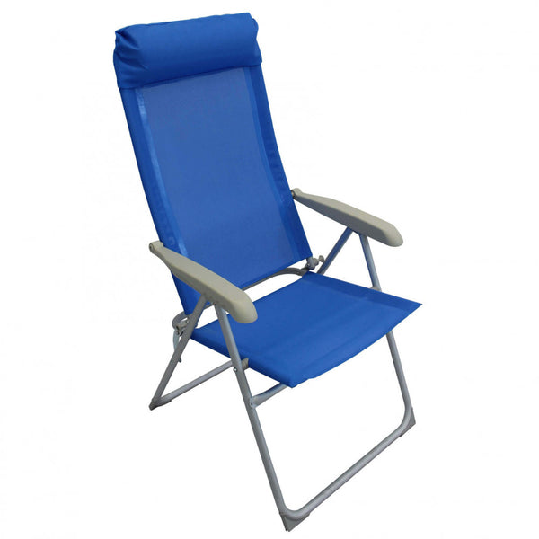 online Sessel Miami 47,5x43x44/120 h cm in hellblauem Textilene