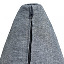 Set Salotto da Giardino Divano 2 Poltrone e Tavolino con Cuscini in Wicker Grigio