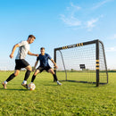 Porta da Calcio Portatile 240x160 cm con Imbottitura in Schiuma EPE      