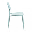 Sedia da Giardino Vega Impilabile 42x53x80 h cm in Acciaio Verde