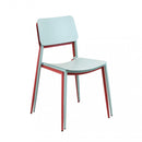 Sedia da Giardino Vega Impilabile 42x53x80 h cm in Acciaio Verde