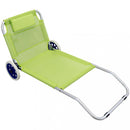 Spiaggina Carrello 145x52x62 h cm in Textilene Blu